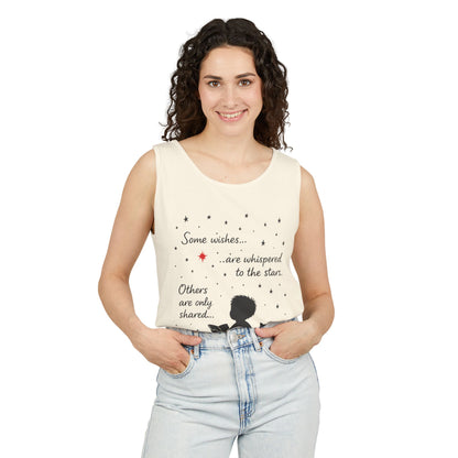 Whimsical Cat Lover's Tank Top, Inspirational Quote Top, Womens Garment-Dyed Summer Shirt, Gifts for Cat Moms, Casual Wear, Pet [...]