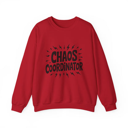 Chaos Coordinator Crewneck Men's Sweatshirt, Funny Gift for Men, Casual Wear, Unique Sweatshirt, Perfect for Everyday Style, Cozy Apparel