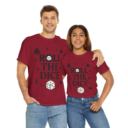 Fun Dice & Card Games Unisex Tee, Perfect for Game Nights, Gifts for Gamers, Poker Events, Gambling Shirt, Casino Wear, Poker T-Shirt