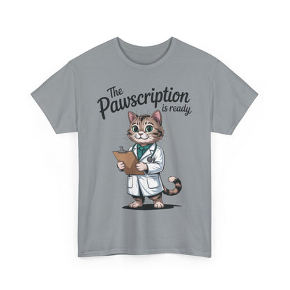Funny Doctor Cat Tee, Unisex Tee, Veterinary Gift, Medical Student and Medical Workers Gift, Animal Doctor Graphic Tee, Cat Lover Apparel