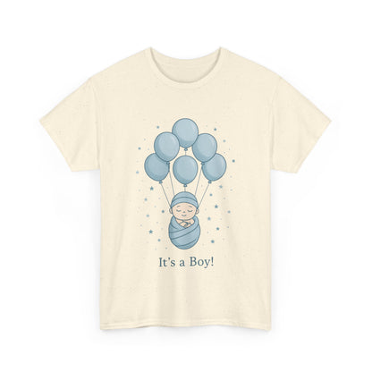 Its a Boy Maternity T-Shirt, Baby Boy Pregnancy Announcement Shirt, Gender Reveal Mom To Be Gift, Expecting Baby Shower Tee
