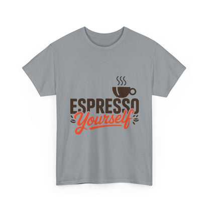 Espresso Yourself Mens T-Shirt, Funny Coffee Graphic Tee, Coffee Tee, Coffee Humor