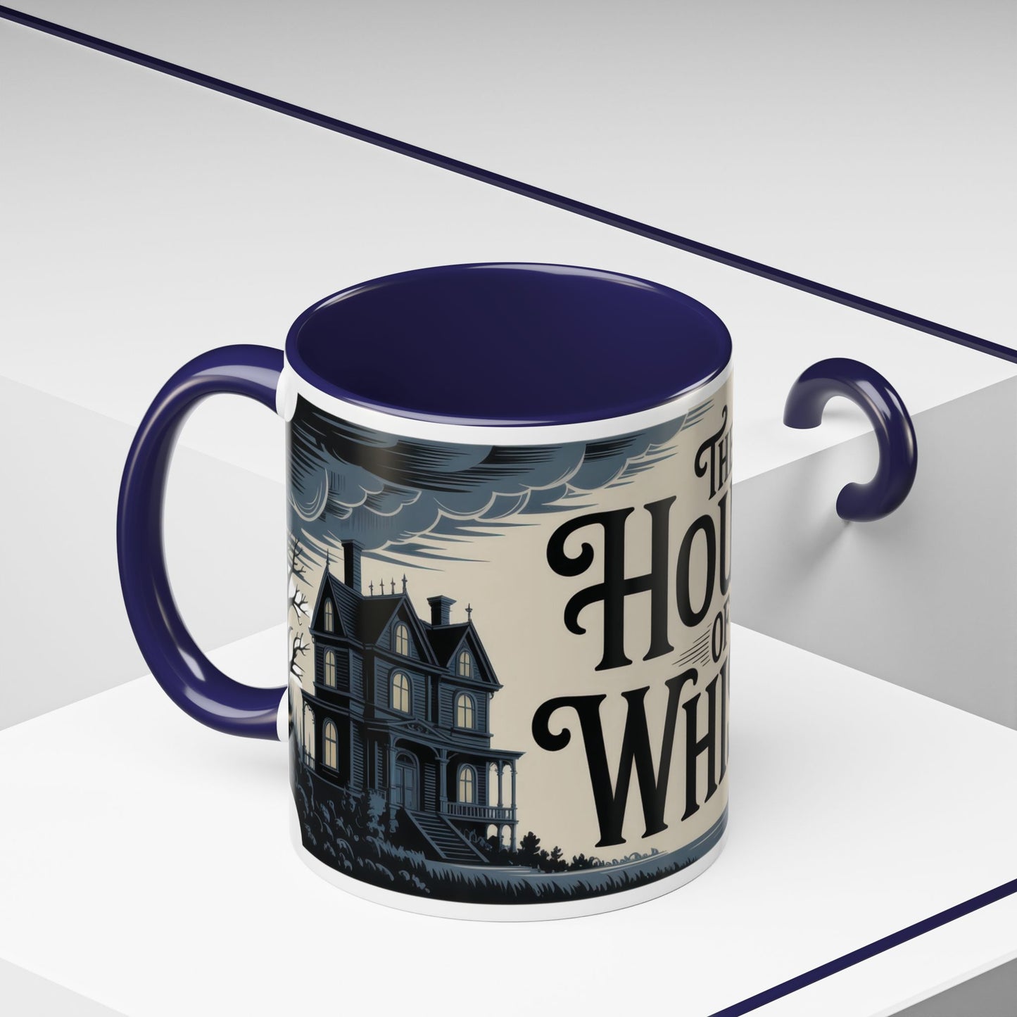The House of Whispers Mug, Haunted Mansion Gothic Coffee Cup, Spooky Halloween Gift for Horror Lovers, Accent Coffee Mug (11, 15oz)