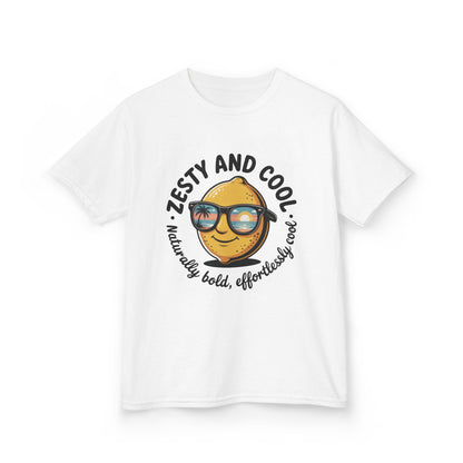 Zesty and Cool Kids Tee, Fun Summer Shirt, Birthday Gift for Kids, Playful Graphic Tee, Cool Kids Apparel, Fruit Tee for Boys and Girls
