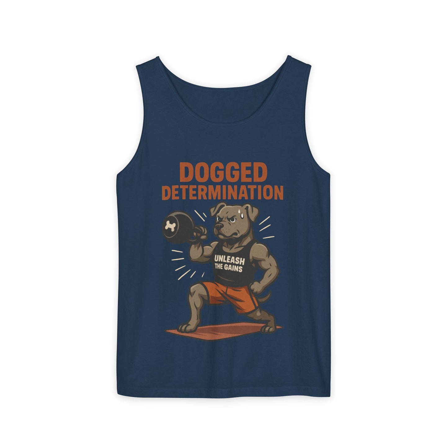 Funny Gym Dog Tank Top for Men, Workout Bulldog Graphic Tee, Fitness Motivation Shirt, Dog Lover Gift, Gym Wear, Fitness Tank Top