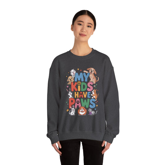 My Kids Have Paws Sweatshirt, Pet Lover Gift, Cute Animal Shirt, Cute Pet Mom Tee, Animal Parent T-Shirt, Gift for Animal Lovers