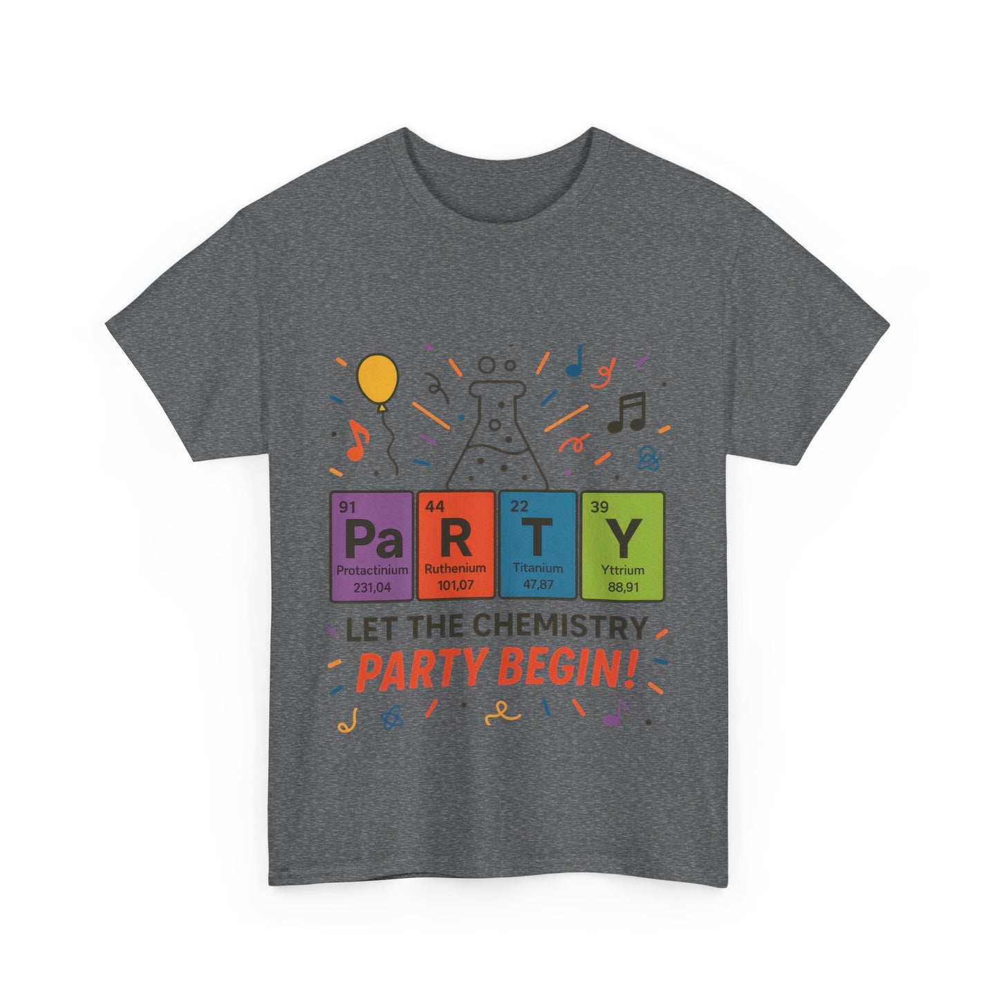 Funny Chemistry Party T-Shirt, Periodic Table PaRTY Tee, Unisex Science Humor Shirt, Gift for Chemistry Teacher,Science Tee, Nerdy Pun Shirt