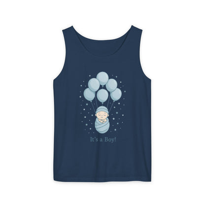 Its a Boy Maternity Tank Top, Baby Boy Pregnancy Announcement Tank, Gender Reveal Mom To Be Gift, Expecting Baby Shower Top