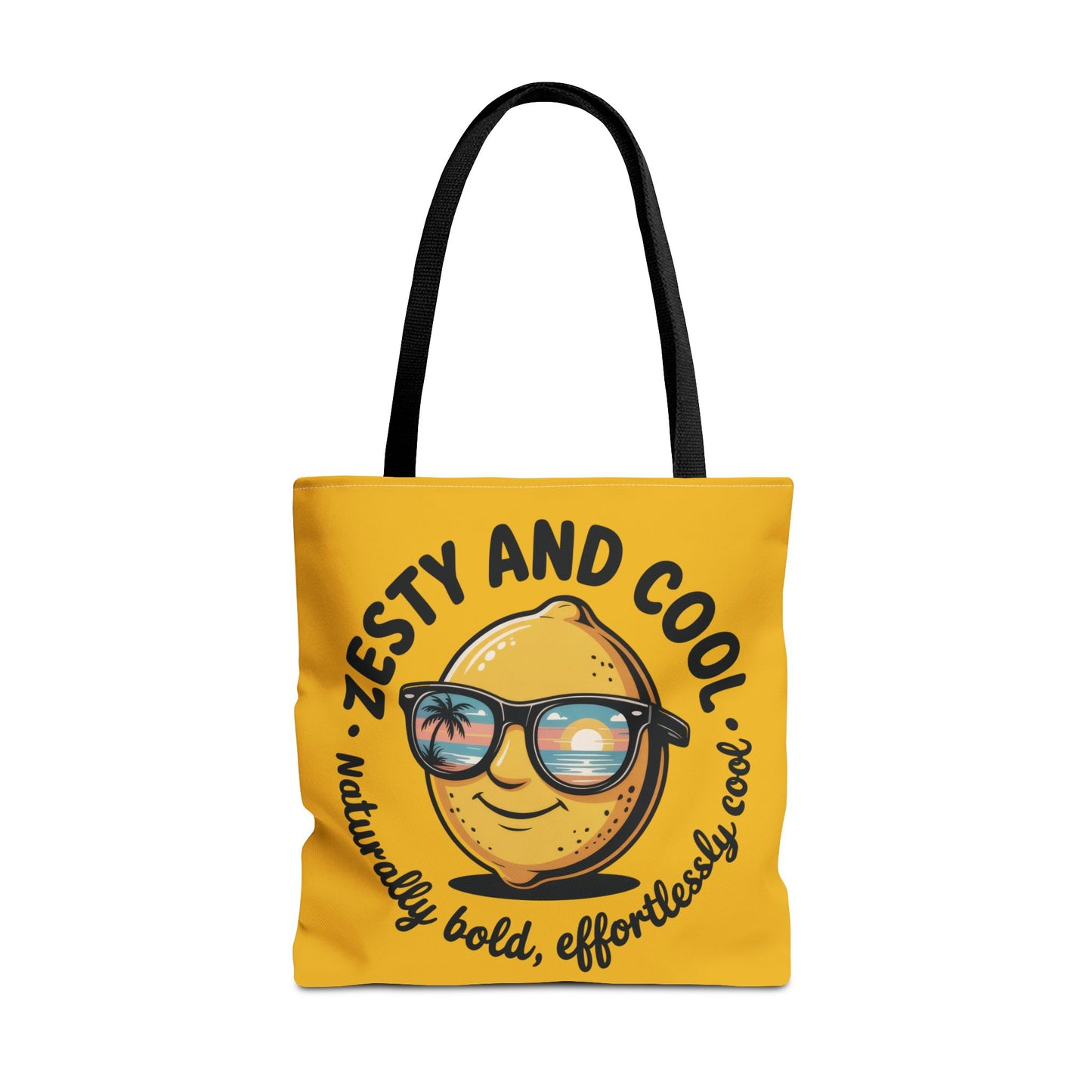 Zesty Lemon Tote Bag - Fun & Bold Carry-All for Everyday Use, Summer, Beach Days, Gifts, Eco-Friendly Shopping, Large Tote Bag