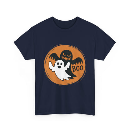 Halloween Ghost Men's T-Shirt, Cute Spooky BOO Tee, Men's Funny Scary Shirt for Men