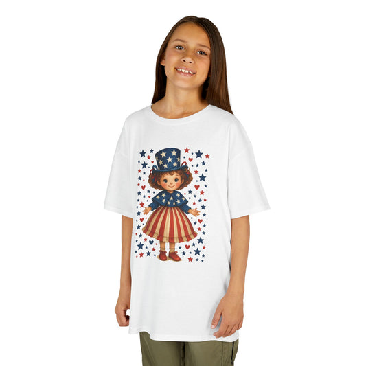 Patriotic Kids Tee, Independence Day, 4th of July, Memorial Day, Kids Party, Casual Wear