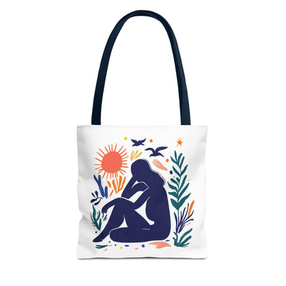Boho Art Tote Bag, Versatile Eco-Friendly Carryall, Gift for Her, Summer Outing, Beach Bag, Reusable Shopping Tote