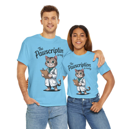 Funny Doctor Cat Tee, Unisex Tee, Veterinary Gift, Medical Student and Medical Workers Gift, Animal Doctor Graphic Tee, Cat Lover Apparel