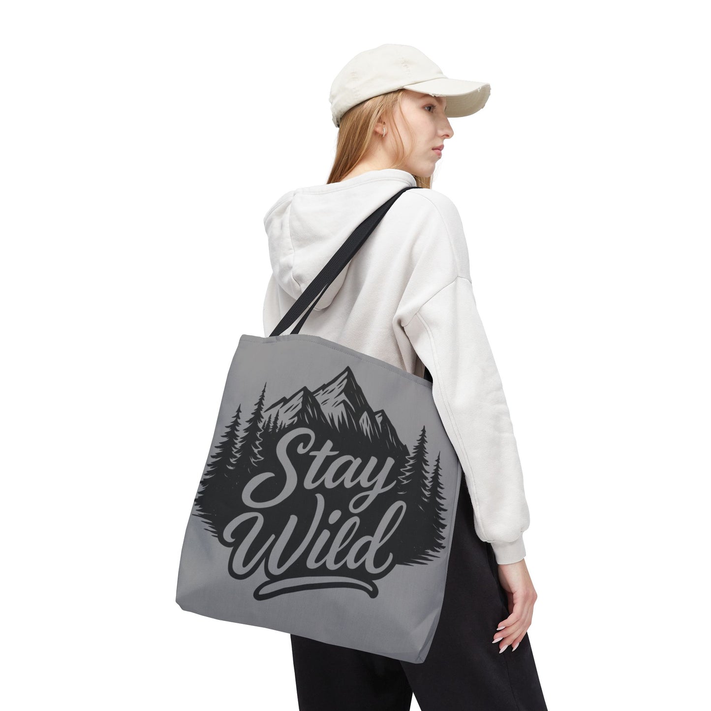 Stay Wild Tote Bag | Eco-friendly Shopping Bag, Adventure Tote, Outdoor Enthusiast Gift, Stylish Carryall, Perfect for Summer Adventures