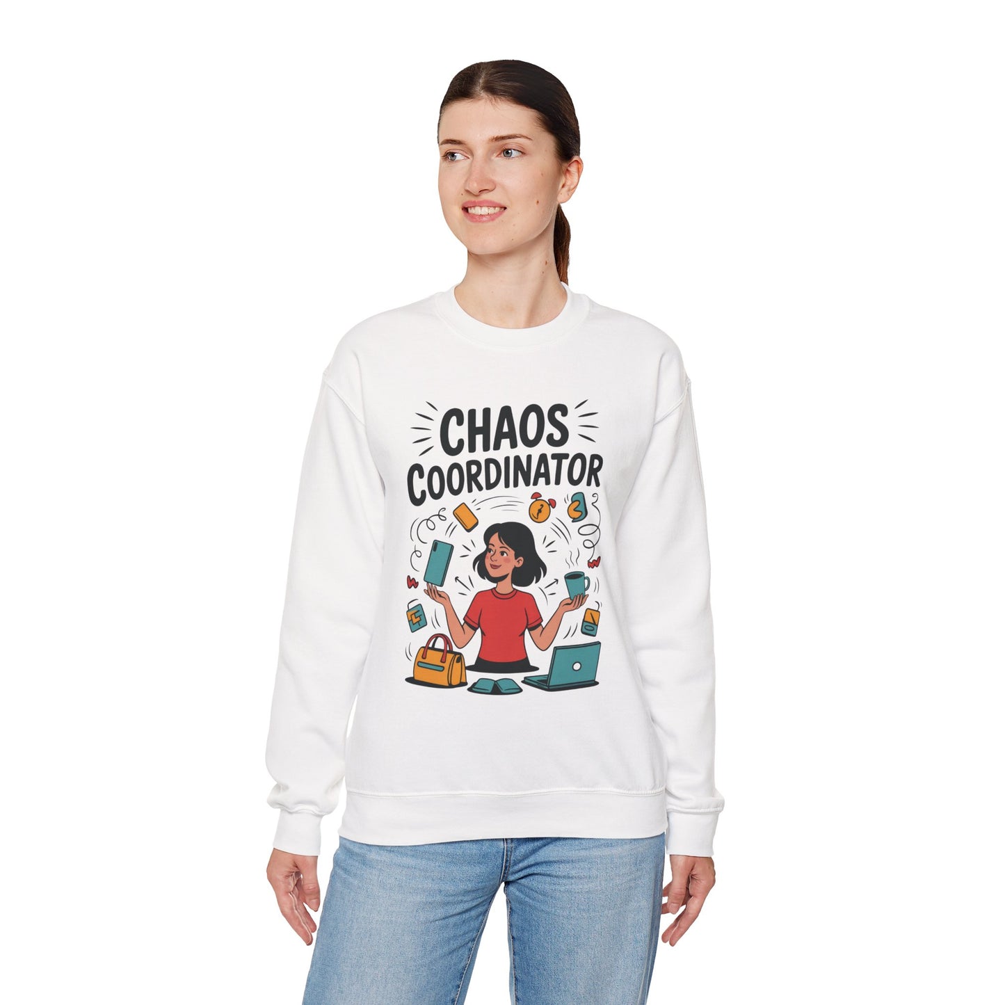 Chaos Coordinator Sweatshirt, Funny Mom Life Sweatshirt ,Gift for Busy Moms, Multitasking Mom Gift, Mom Life Sweatshirt, Mother's Day Gift