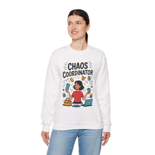 Chaos Coordinator Sweatshirt, Funny Mom Life Sweatshirt ,Gift for Busy Moms, Multitasking Mom Gift, Mom Life Sweatshirt, Mother's Day Gift