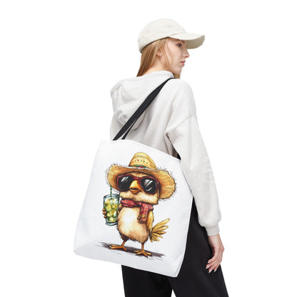 Chic Summer Tote Bag, Fun Bird Design, Beach Bag, Vacation Accessory, Perfect Gift for Bird Lovers, Eco-Friendly Shopper