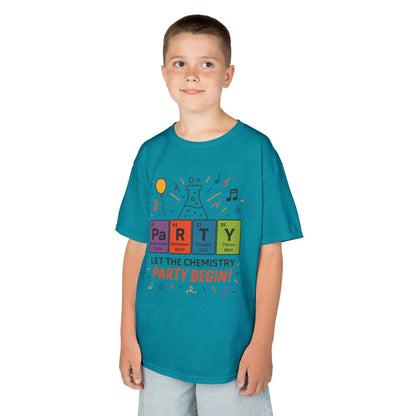 Kids' Chemistry Party T-Shirt, Periodic Table Tee, Funny Science Shirt for Boys & Girls, Science Tee, Unique Educational Apparel