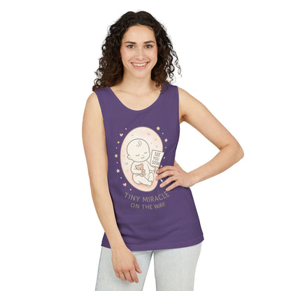 Coming Soon Maternity Tank Top, Cute Baby Pregnancy Announcement Shirt, Expecting Mom Gift, Gender Reveal Tee, Baby Shower Gift