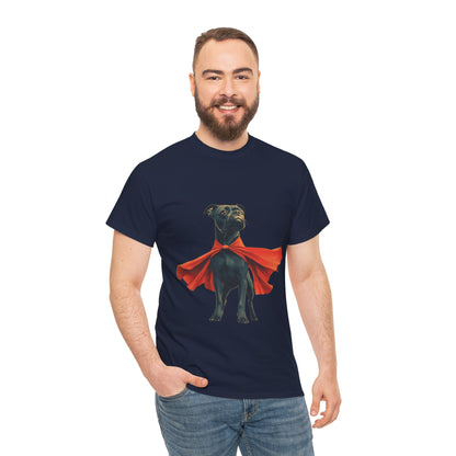 Superhero Dog Tee - Playful Pet Shirt, Gift for Dog Lovers, Fun Casual Wear, Perfect for Birthdays