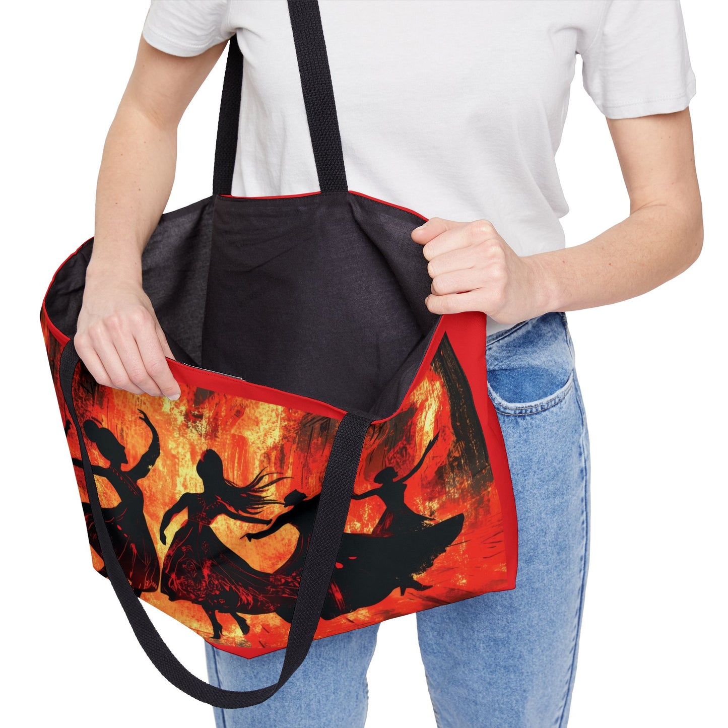 Vibrant Dance Weekender Tote Bag | Stylish Beach Bag, Travel Tote, Summer Fashion, Gift for Dancers, Gym Bag