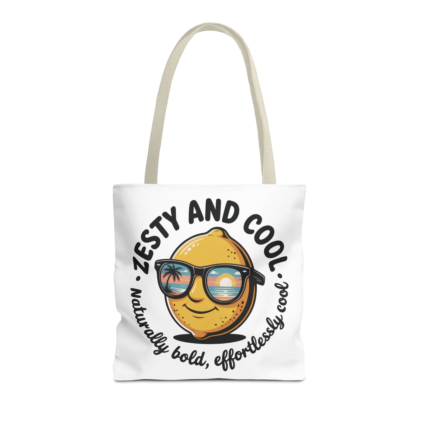 Zesty Lemon Tote Bag - Fun & Bold Carry-All for Everyday Use, Summer, Beach Days, Gifts, Eco-Friendly Shopping, Large Tote Bag