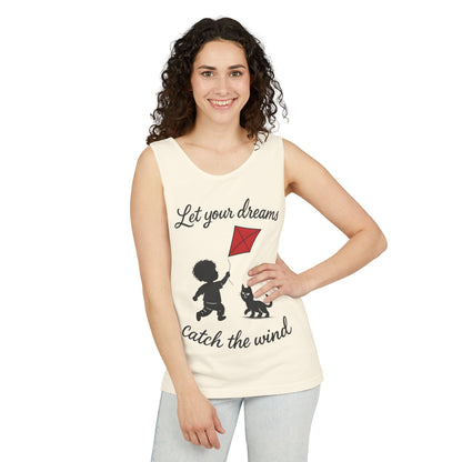 Dream-Catching Tank Top - Lightweight, Womens, Inspirational Graphic Tee, Summer Wear, Perfect Gift for Kids & Families