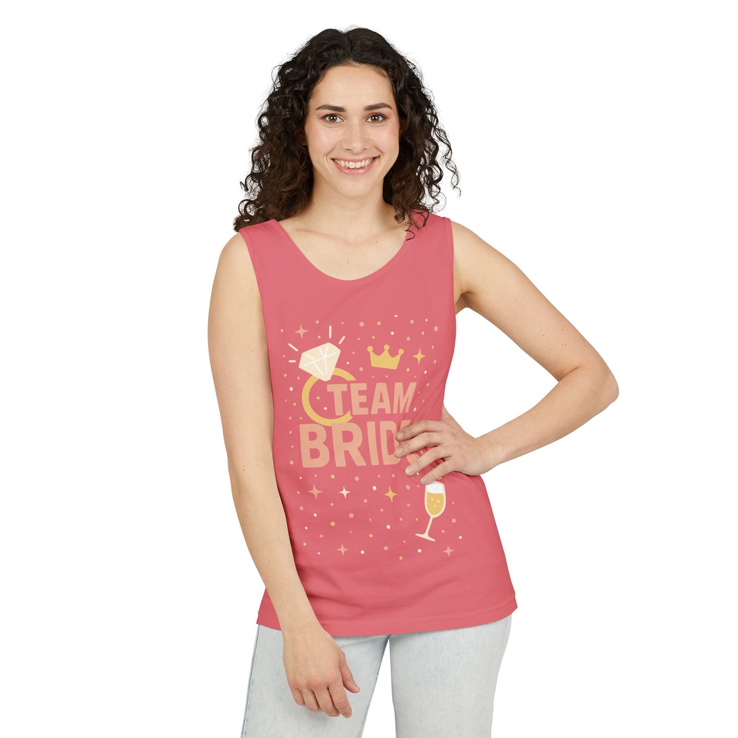 Team Bride Tank Top, Bachelorette Party Tee, Bridesmaid Wedding Tee, Hen Party Shirts, Bridal Shower,  Bridesmaids Gift