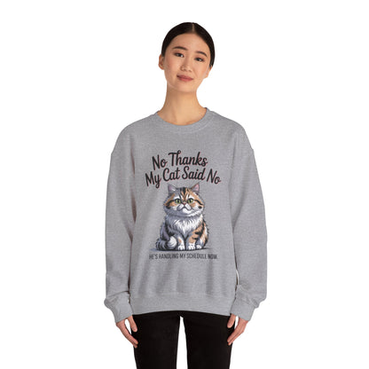 Funny Cat Crewneck Sweatshirt - Ideal Gift for Cat Lovers, Cozy Animal Sweater, Novelty Pet Lover Gift, Cute Cat-Themed Apparel, [...]