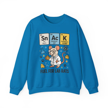 Lab Rat Science Sweatshirt, Science Crewneck, Funny Gift for Teachers, Chemistry Sweatshirt, Cute Lab Rat Design, Perfect for Birthdays