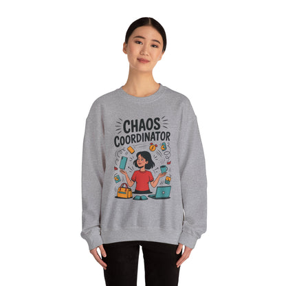 Chaos Coordinator Sweatshirt, Funny Mom Life Sweatshirt ,Gift for Busy Moms, Multitasking Mom Gift, Mom Life Sweatshirt, Mother's Day Gift