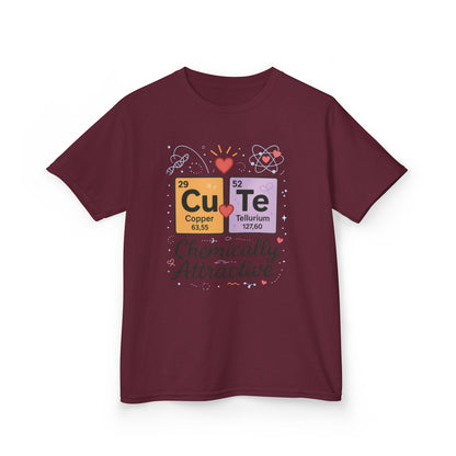 Cute Science Kids TeeT-Shirt, Periodic Table Tee, Funny Nerdy Gift for Young Girl, Cute Chemistry Young Girl T-Shirt, Classroom Wear