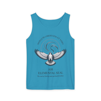 Air Elemental Seal Tank Top, Clarity & Spiritual Freedom Symbol Tee, Unisex Elemental Shirt, Vision Totem Gift, Spiritual Gift
