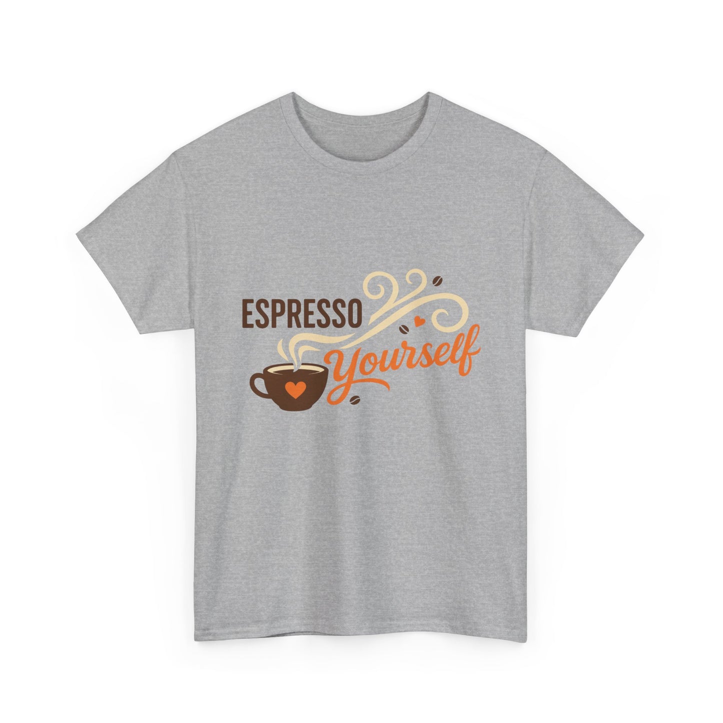 Espresso Yourself Coffee Lover Womens T-Shirt, Funny Barista Graphic Tee Gift