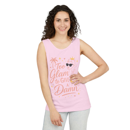 Too Glam to Give a Damn Bridal Party Tank Top, Bachelorette Party Tee, Bridesmaid Wedding Tee, Hen Party Top, Bridal Shower,Bridesmaids Gift