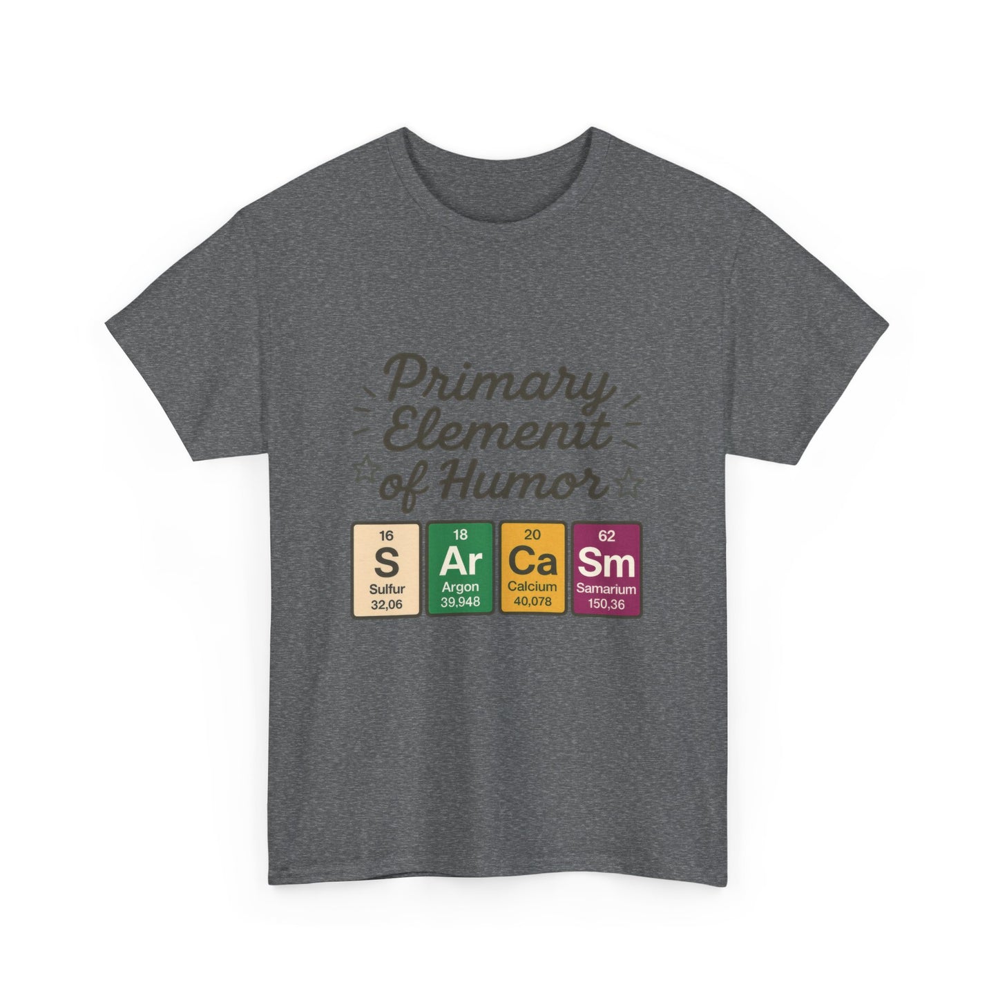Funny Womens Sarcasm T-Shirt, Element of Humor Tee, Science Nerd Shirt, Chemistry Humor Tee, Gift for Science Lovers, Science Party Apparel