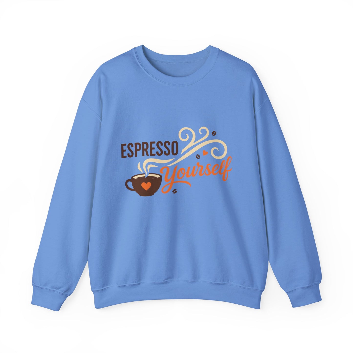 Espresso Yourself Womens Sweatshirt, Coffee Lover Pullover, Funny Barista Gift