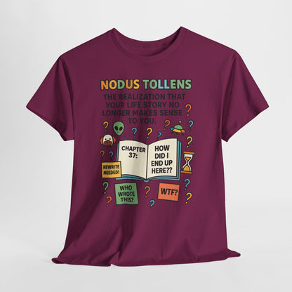 Nodus Tollens Women's Tee, Latin Words, Moods & Modes, Self-Awareness, Personal Development, Funny Existential Graphic Tee, Book Lover Gift