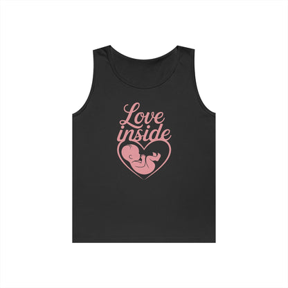 Maternity Tank Top, Pregnancy Announcement Tee, Baby Inside Mom To Be Gift, Expecting Mother Tee, Pregnancy Reveal Top, Baby Shower Top