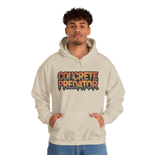 Mens Heavy Blend™ Hooded Sweatshirt, Concrete Predator Panther Hoodie Mens Urban Streetwear