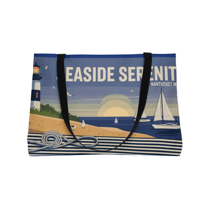 Seaside Serenity Weekender Tote Bag , Beach Bags, Travel Tote, Weekend Getaway, Stylish Carryall, Vacation Essentials
