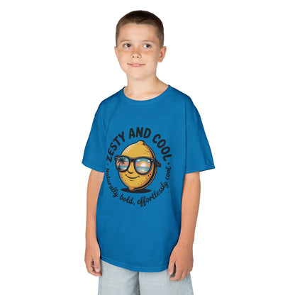 Zesty and Cool Kids Tee, Fun Summer Shirt, Birthday Gift for Kids, Playful Graphic Tee, Cool Kids Apparel, Fruit Tee for Boys and Girls