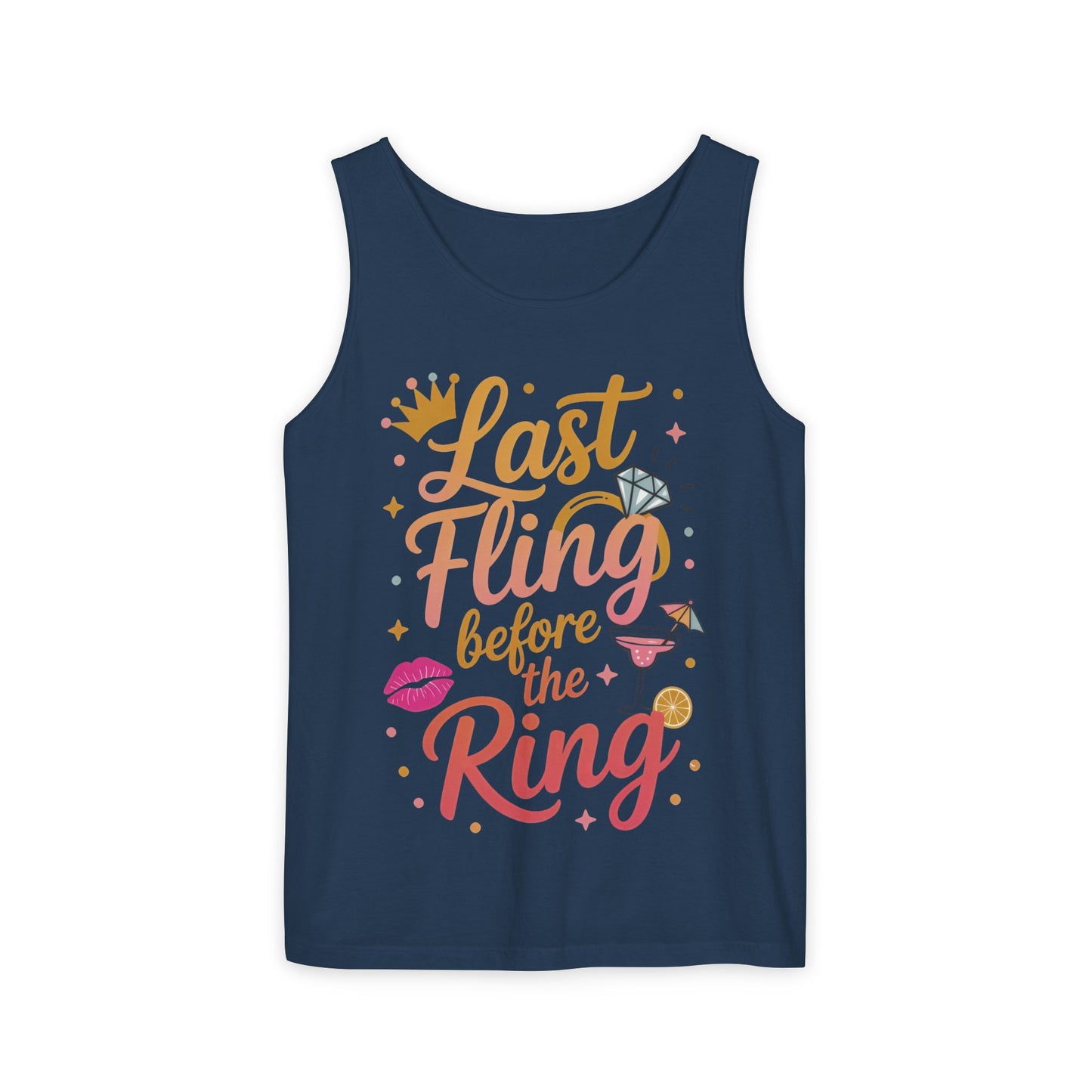 Last Fling Before the Ring T-Shirt, Bachelorette Party Tee, Bridesmaid Wedding Tee, Hen Party Shirts, Bridal Shower,  Bridesmaids Gift
