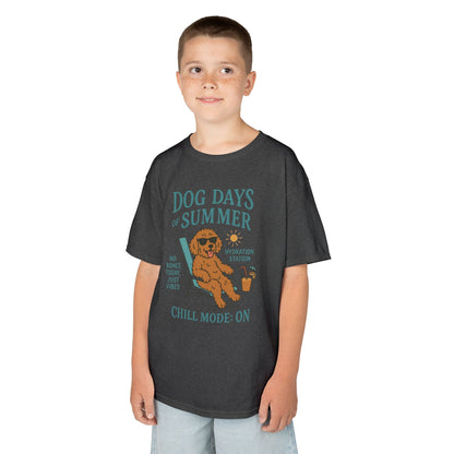 Summer Chill Kids Tee | Fun Playful T-Shirt for Boys & Girls, Perfect for Summer Days, Beach Outings, Gifts, Casual Wear