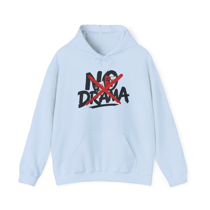 No Drama Womens Hooded Sweatshirt, Cozy Hoodie, Casual Gift, Relaxed Style, Everyday Wear, Funny Sweatshirt