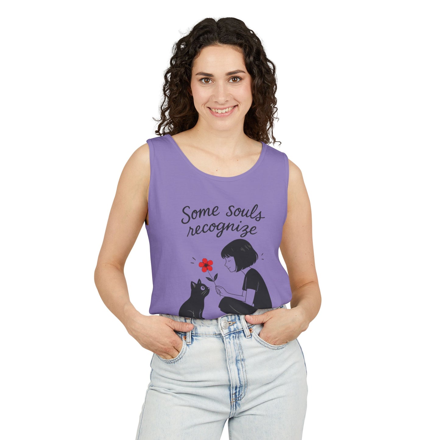Cat Lover's Womens Tank Top, Perfect for Pet Lovers, Gift for Birthdays, Relaxation Wear, Cute Cat Lovers Womens Tee,