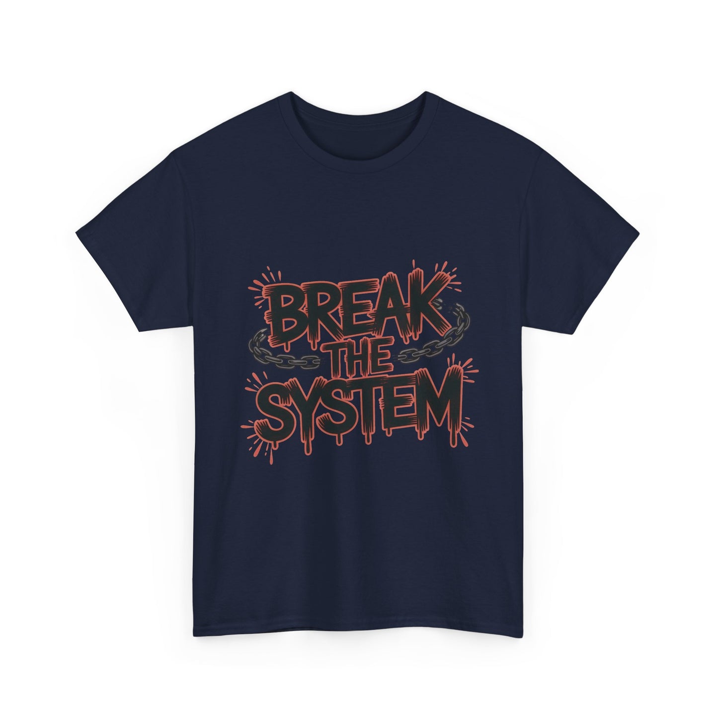 Men's Graphic Tee, Break the System Shirt, Streetwear Punk T-Shirt, Activist Gift for Him