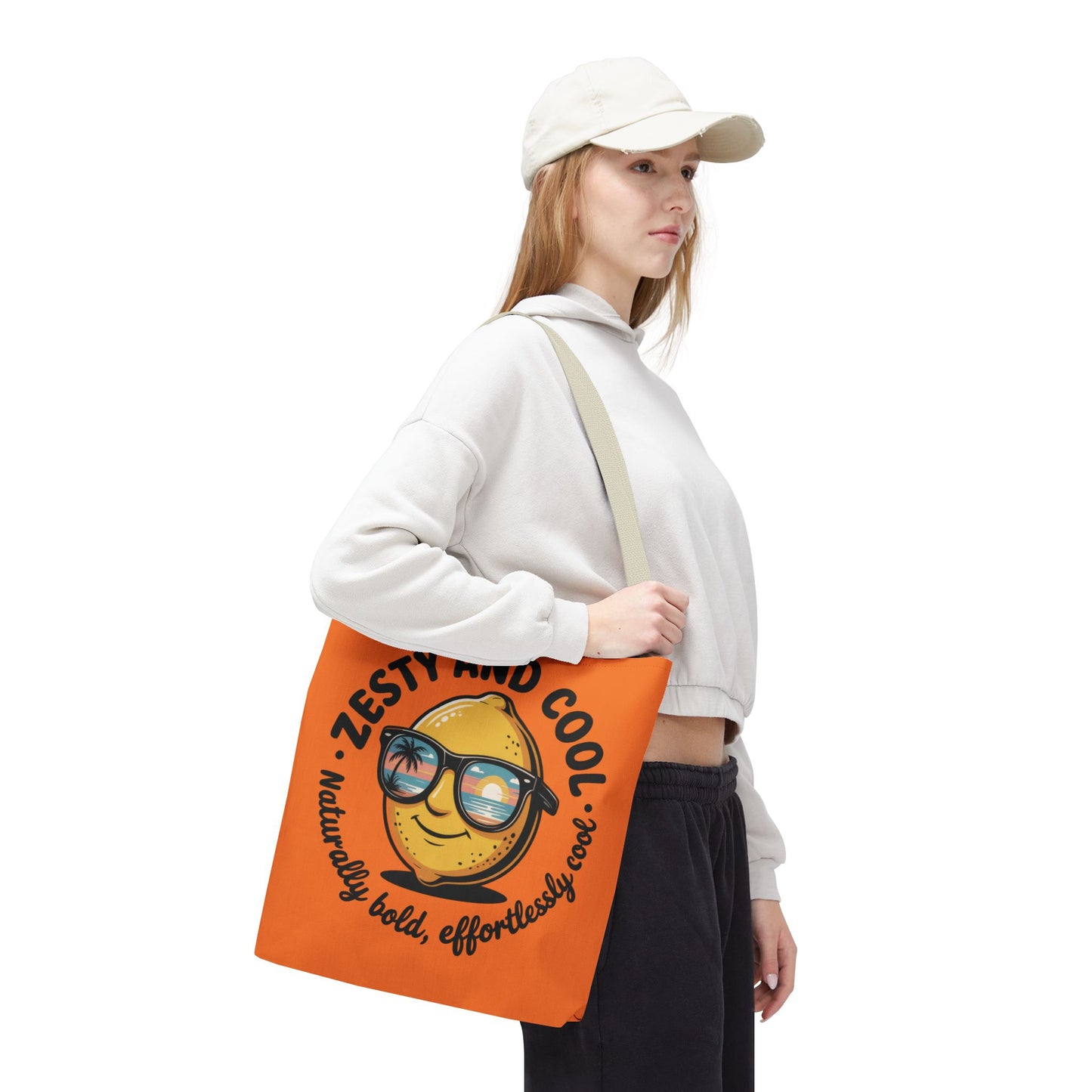 Zesty Lemon Tote Bag - Fun & Bold Carry-All for Everyday Use, Summer, Beach Days, Gifts, Eco-Friendly Shopping, Large Tote Bag