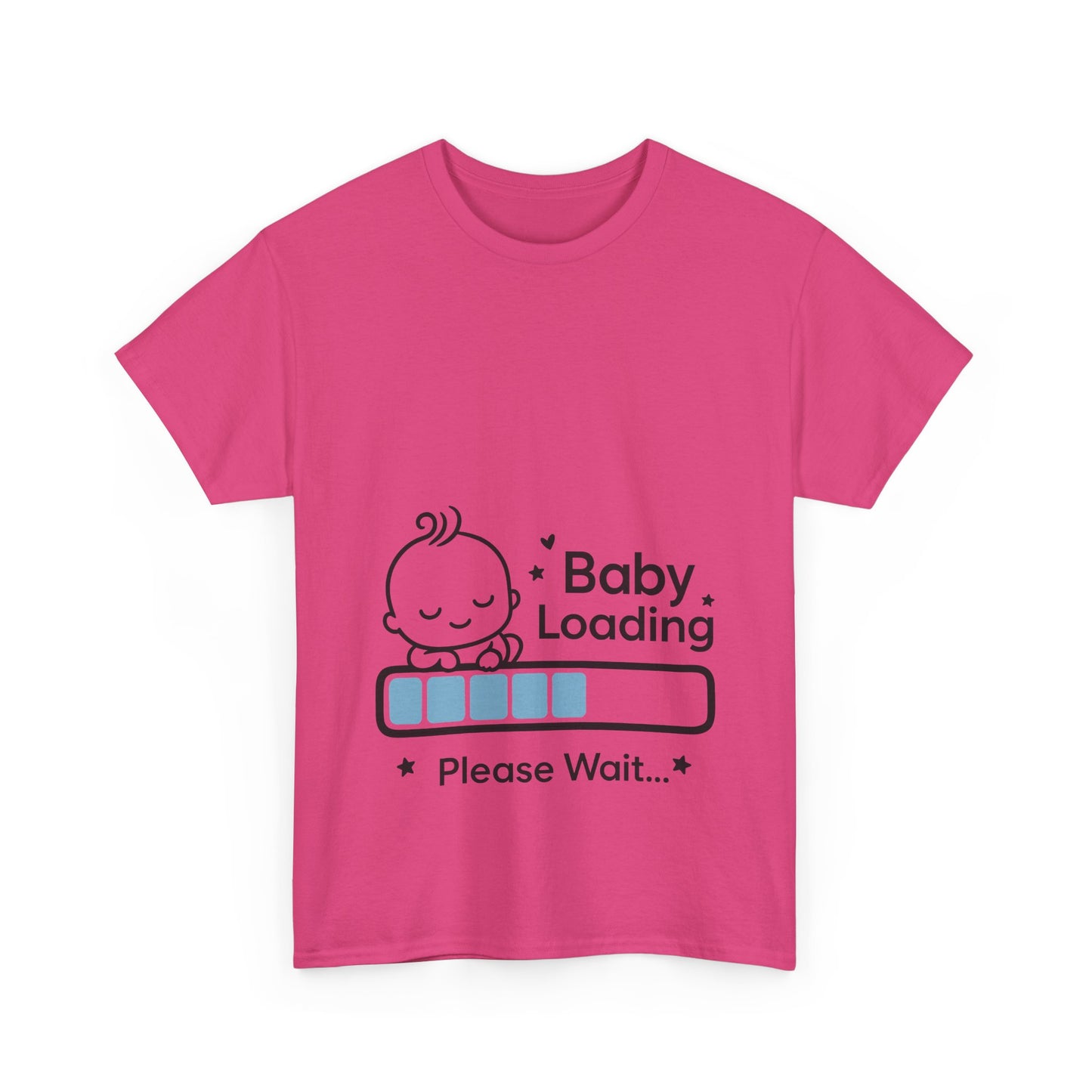 Baby Loading Maternity T-Shirt, Funny Pregnancy Announcement Tee, Mom To Be Gift, Expecting Baby Tee, Pregnancy Reveal Top, Baby Shower Gift