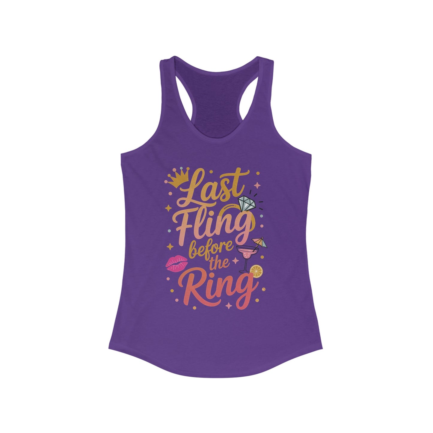 Last Fling Before the Ring T-Shirt, Bachelorette Party Tee, Bridesmaid Wedding Tee, Hen Party Shirts, Bridal Shower,  Bridesmaids Gift